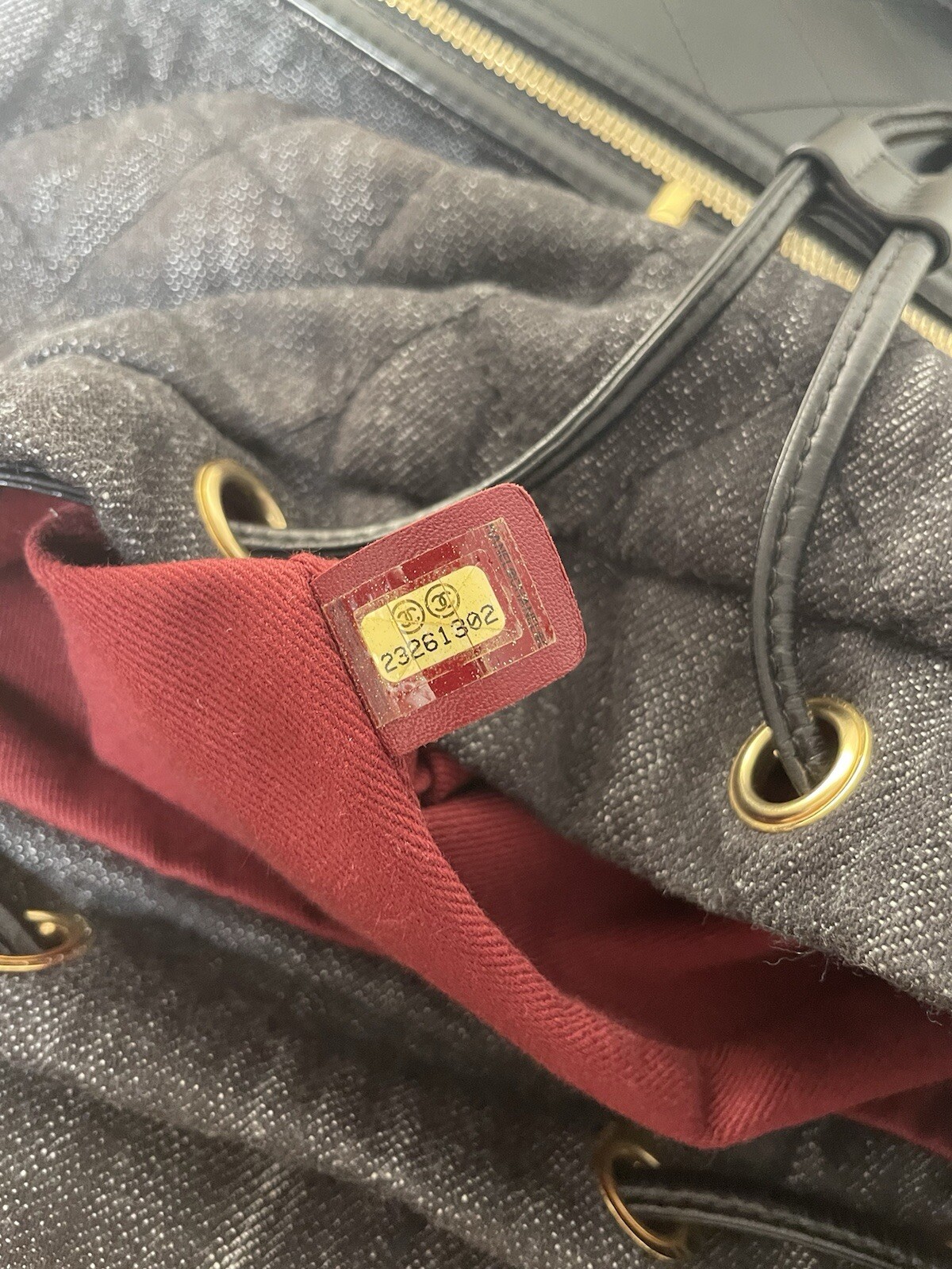 Chanel Washed Denim Calfskin Quilted Backpack 2016 image 8