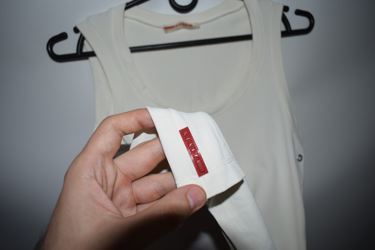 Prada sportsタンクトップ ベスト PRADA SPORT プラダスポーツ ナイロン スタンドカラー ジップ