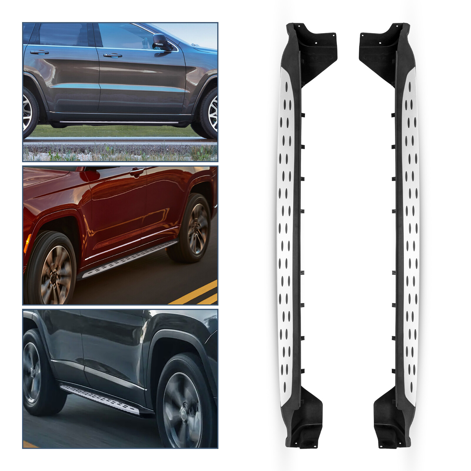 for 20112021 Jeep Grand Cherokee Side Steps Bars Running Boards 2015