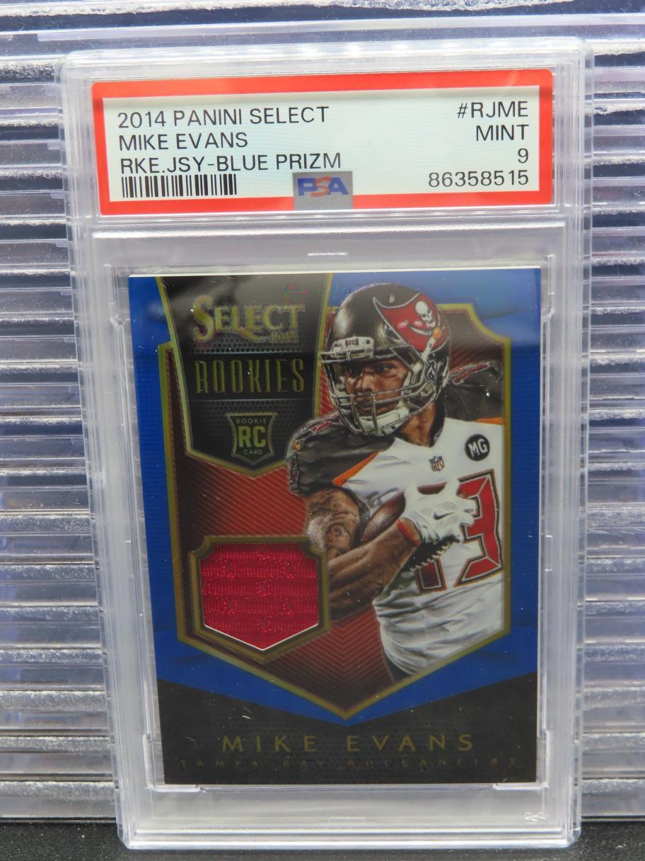 Mike Evans Panini Select Rookie Jerseys #RJME Blue Prizm