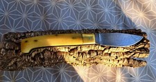 coltello artigianale sardo acciaio Damasco 