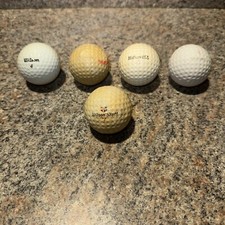 Vintage Wilson Golf Balls Lot 50s 60s 80s Staff NFL Middlecoff LD Top Old Dimple