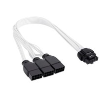 PCI-e 5.0 Extension Cable 30cm/1ft 16 Pin12 4 Male to PCIE 3x8Pin6 2 Female S...