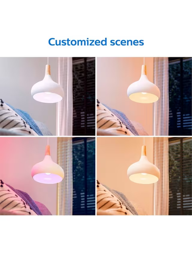 Philips Smart LED 4.7W GU10 Regulable Calor a Frío Bombillas WiZ Paquete de 2 - Imagen 7 de 9