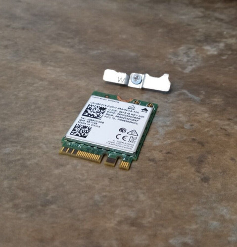Genuine OEM Dell Latitude 3300 WiFi Bluetooth Card w/ Bracket 8F3Y8 8265NGW