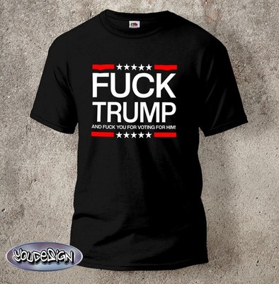 FUCK TRUMP T-Shirt  Anti Donald Demo Widerstand Politik USA Gegen Trump S-5XL