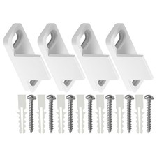 4 Pcs Sliding Floor Pocket Guides Barn Door Swing Stop Guide Set New
