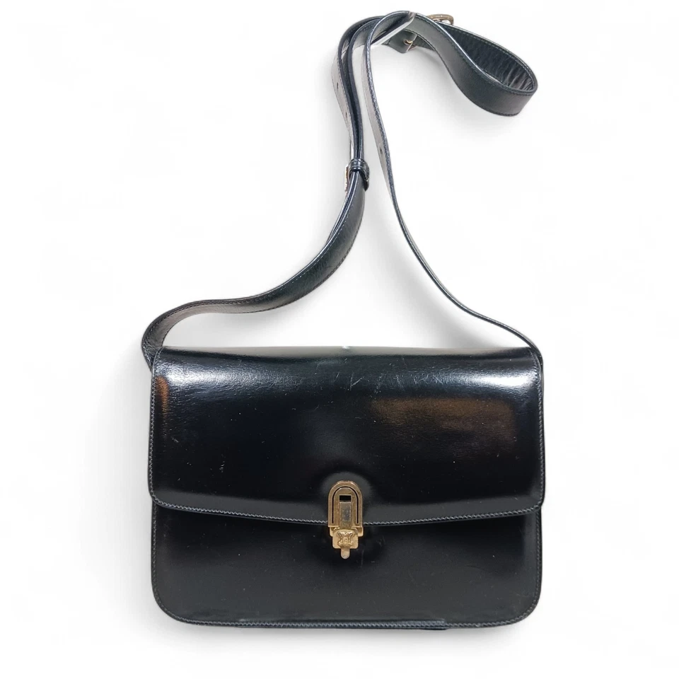 Bolso de Hombro CELINE Triunfo Formal Negro USADO Italia Foto 2 de 4