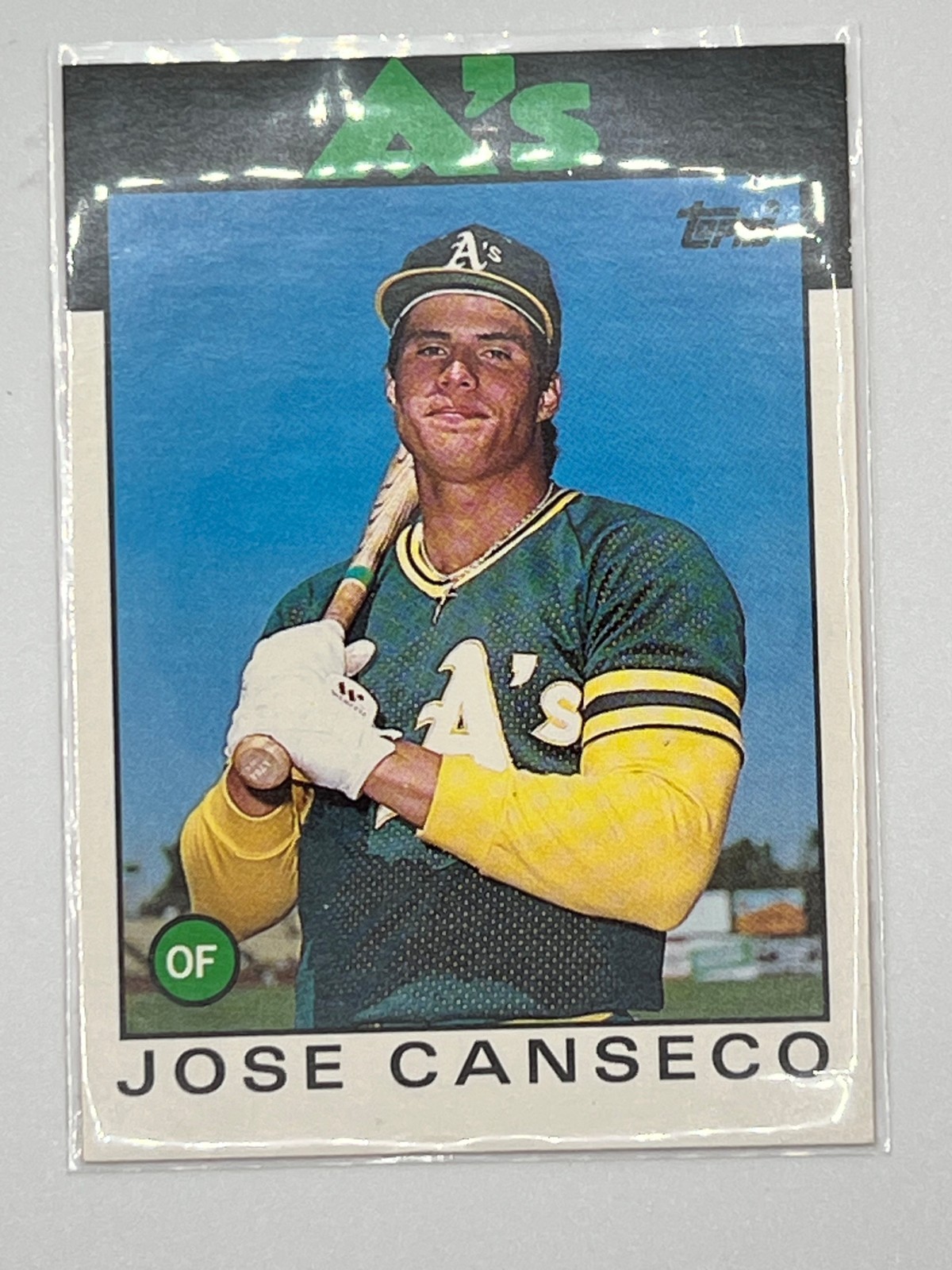 Jose Canseco 1986 Topps Traded #20T (RC) Oakland A's
