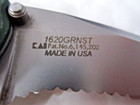 2002 Kershaw Scallion 1620GRNST Combo Edge Assisted  Pocket Knife USA Z0136 — photo 6