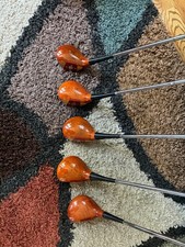 Set of McGregor Persimmon Woods - 2 Drivers and 2, 3 and 4 Wood