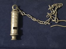 Antique Metropolitan Police Whistle J Hudson & Co Birmingham 244 Barr St 51868