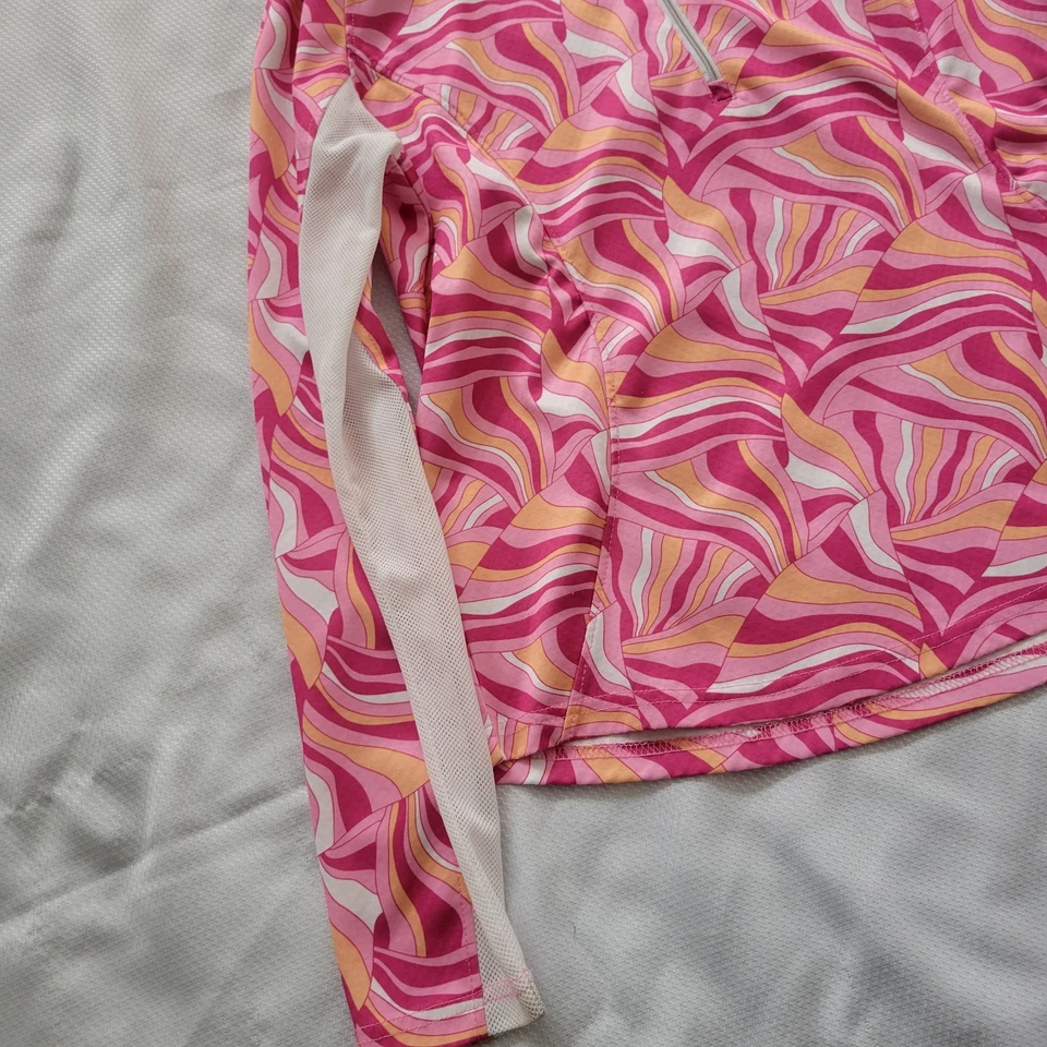 Camisa Pebble Beach Dry-Luxe Performance Mujer Grande 1/4 Cremallera Manga Larga Foto 2 de 4