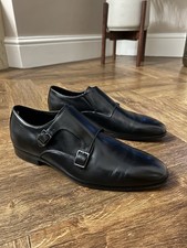 ALDO Men’s Black Leather Brogue Shoes - UK Size 7 EU 41