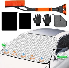 Winter Windshield Covers for Ice and Snow&Winter Car Essentials, Car Anti-Snow C