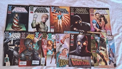 Supreme Power #1-4,11-14,16,18, Hyperion 2,3 Nighthawk 1-3, Squadron Supreme 1