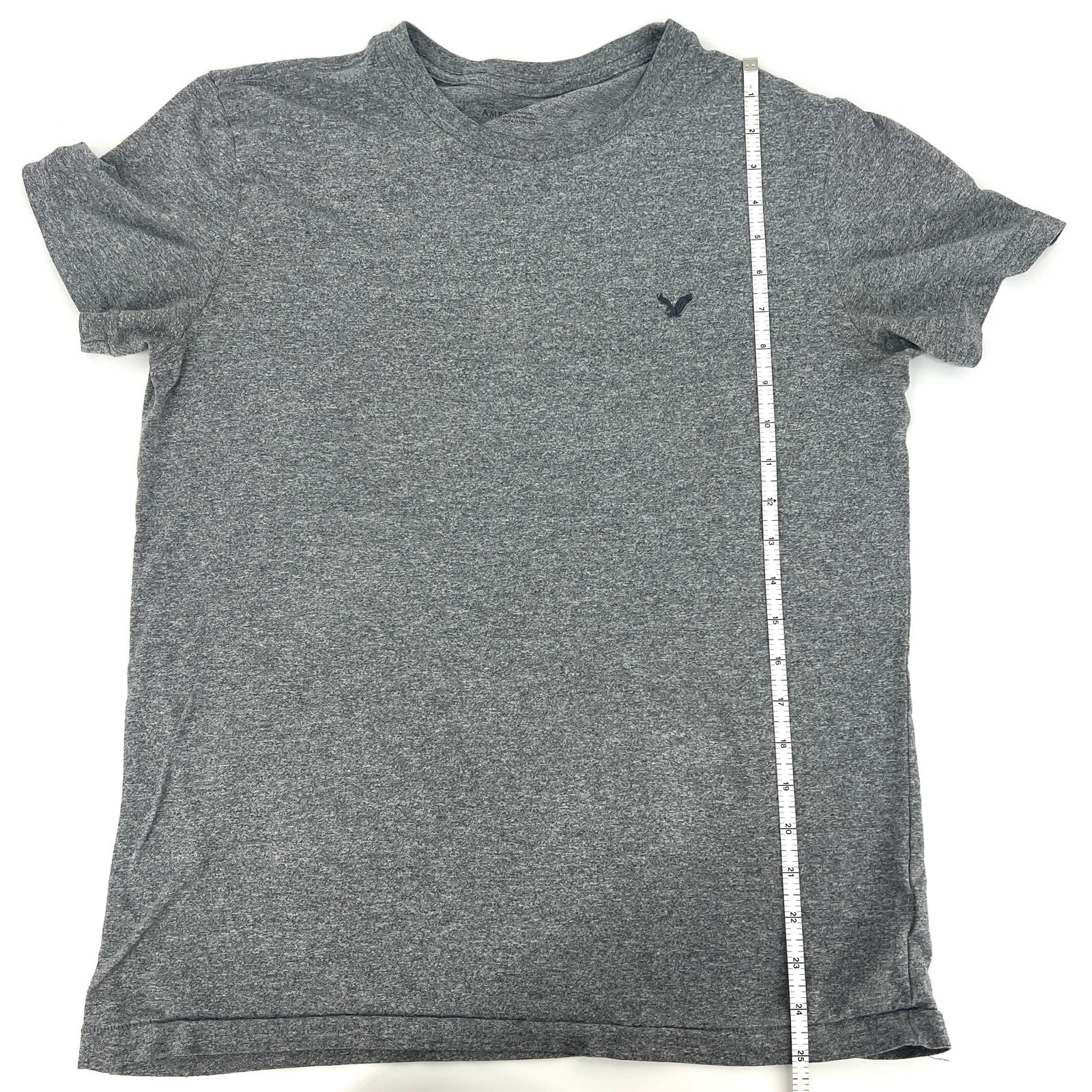 American Eagle Unisex Gray Basic Lightweight T Sh… - image 4