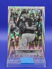 Lance Lynn 2022 Topps Chrome Sonic Black & White RayWave Refractor SP 🔥