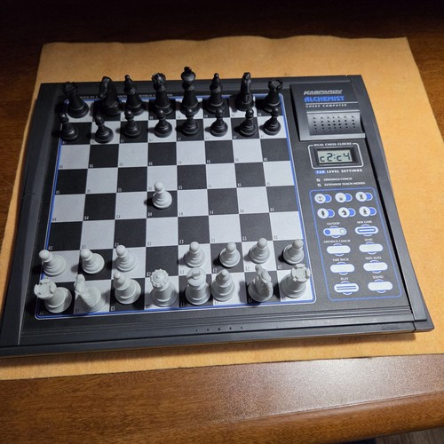Vtg Saitek Kasparov Alchemist Chess Computer Complete Tested Works Batts Incl