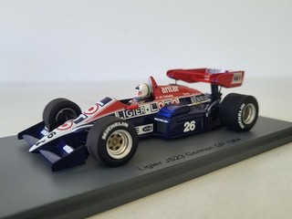 Miniature SPARK S7419 Ligier JS23 N°26 N°26 1984 (1/43) Modèle imparfait