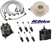 Tune Up Kit (OEM Wires, Spark Plugs & Coil) for 1992-1995 Chevrolet GMC 4.3L V6