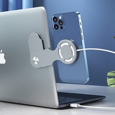 2PCS Laptop Phone Holder,laptop phone mount, cell holder for Black Grey