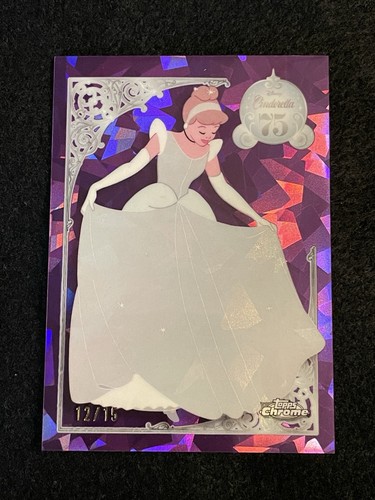 Cinderella [Orange] #CD-1 2025 Topps Chrome Disney Sapphire Cinderella 75th Anniversary card