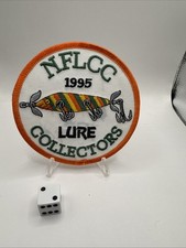 NFLCC Lure Collectors 1995 Patch 4" Round Fishing
