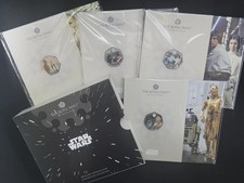 2023 2024 Star Wars 50p Colour Coin Set 4 BU Royal Mint/Inc unique storage box