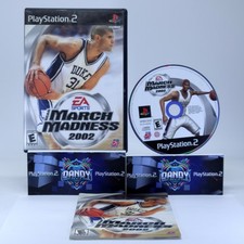 NCAA March Madness 2002 PS2 CIB W/ Manual - Tested - PlayStation 2