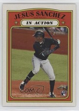 2021 Topps Heritage In Action Jesus Sanchez #312 0ht6