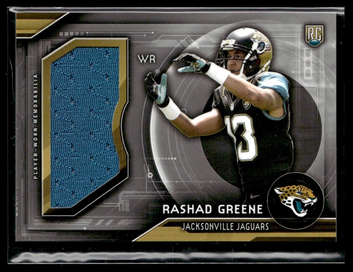 2015 Topps Rookie  Relics Rashad Greene Jacksonville Jaguars #RJR-RG