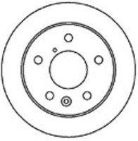 2X Bremsscheibe Hinterachse FüR Mazda 626 III Hatchback Station Wagon