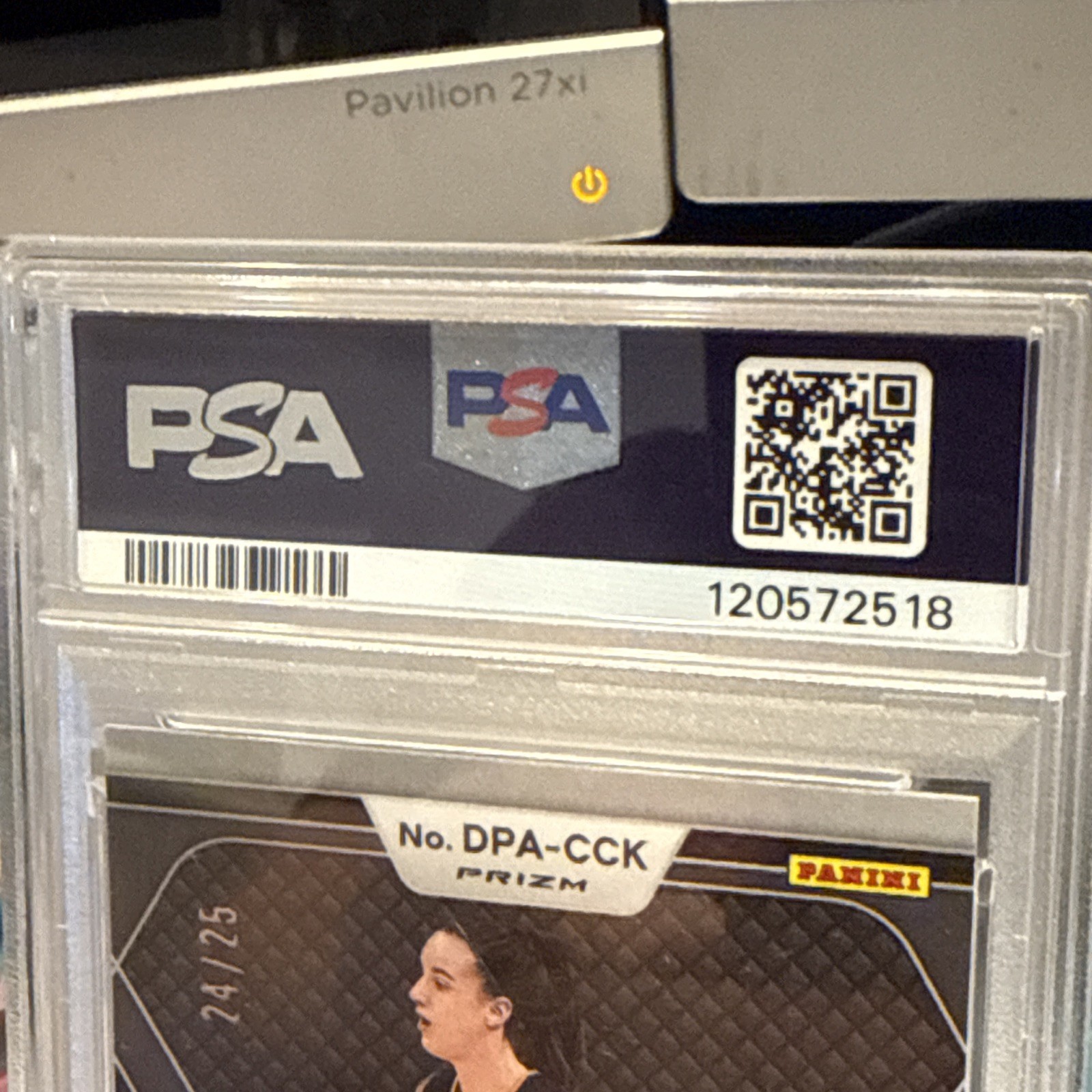 2024 Panini Prizm Draft Caitlin Clark Rookie Mojo Auto /25 🔥 Fever PSA 10 view 5