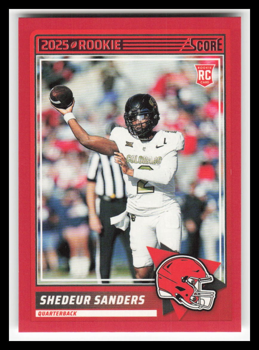 2025 Score Rookies Red #15 Shedeur Sanders