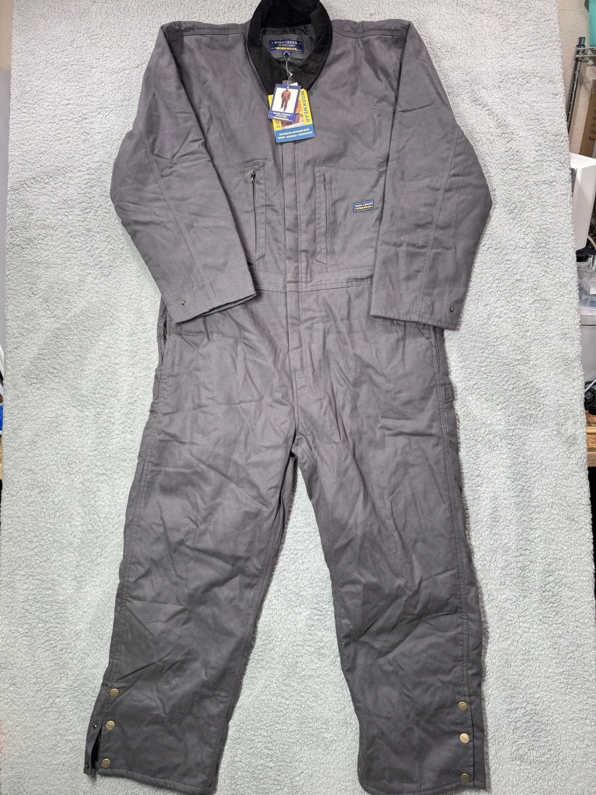 Bass Creek Outfitters Workwear Coveralls Warm Durable Protection NWT XL