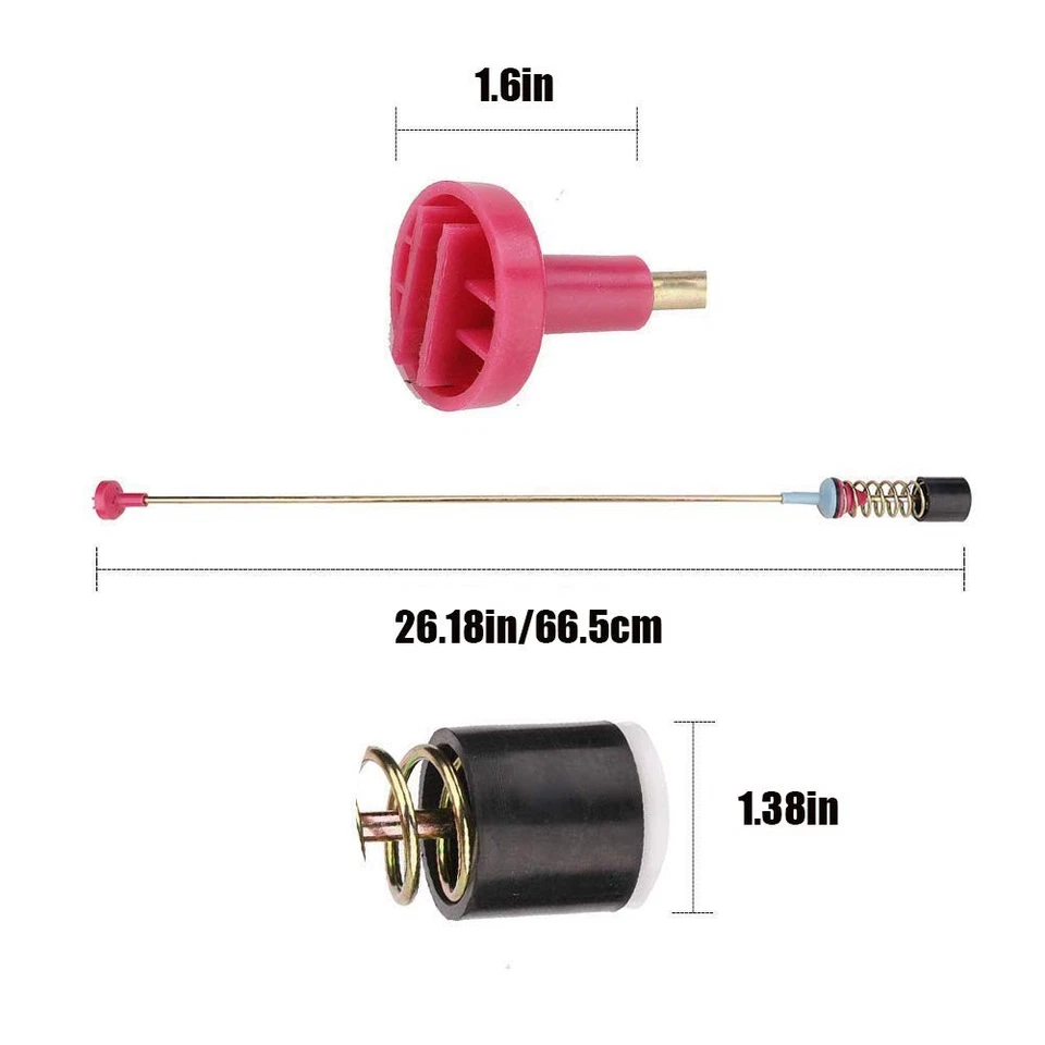 Kit de varilla de suspensión/amortiguador de lavadora DC97-05280W DC97-16350U reemplazo para Samsung Foto 2 de 4