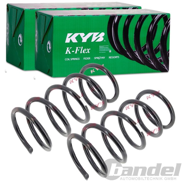 2X KYB K-FLEX Fahrwerksfedern Hinten Passend FÜR Volvo S60 S80 Links+Rechts-image