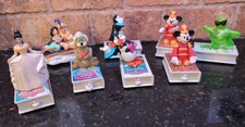 Vintage Set 1998 Disney VHS Train Car McDonalds Happy Meal lot Of 8