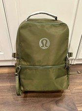 Lululemon Backpack Olive Green Unisex Gym Travel School Bag new without tag