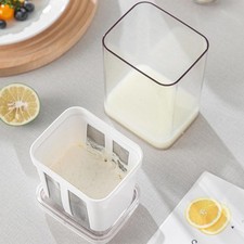 Large Capacity Yogurt Strainer Fine Mesh Reusable for Thick Greek Yogurt Making