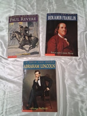 Lot of 3 anthen own words scholastic lincoln franklin biography  (#25)