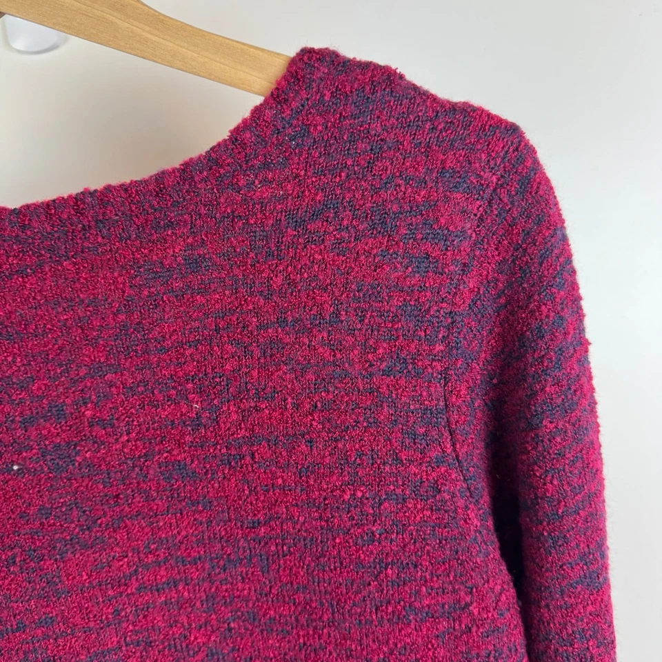 Suéter túnica Soft Surroundings marrom grande assimétrico texturizado malha pulôver - Imagem 3 de 4