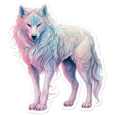 Tribal Wolf - Vinyl Decal Sticker - Car Window Laptop - ebn11973