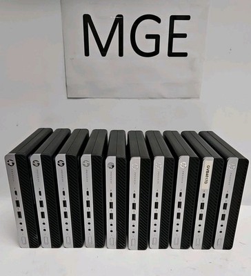Lot of (20) HP ProDesk 600 G4 i7-8700T 2.40 GHz 16GB RAM