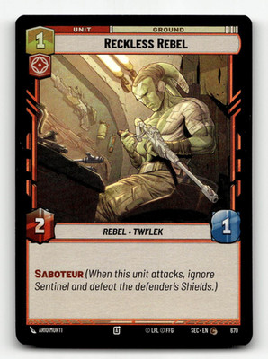 FOIL - Star Wars Reckless Rebel #670 (C) - Secrets of Power