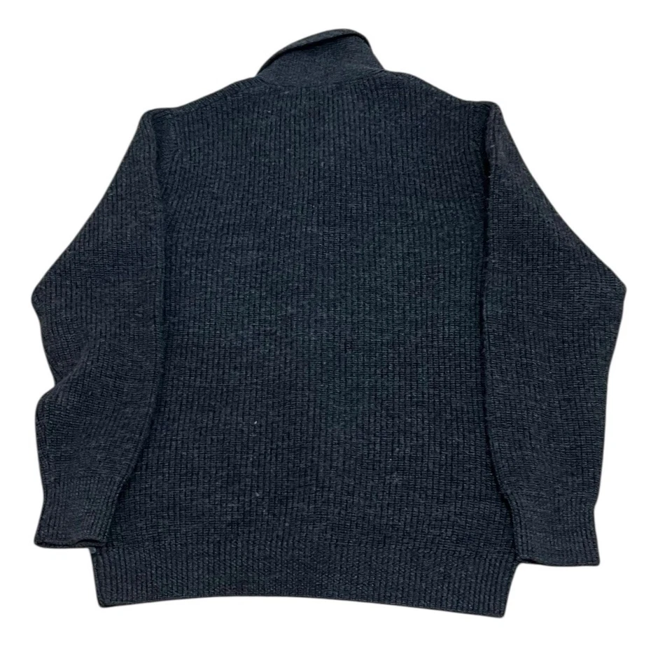 Suéter Woolrich para Hombre 100% Lana Botón Frontal Cárdigan Grandpacore Fisherman Foto 2 de 4