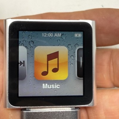 Apple iPod Nano 6th Generation Silver 8GB MC525LL/A *Read | eBay