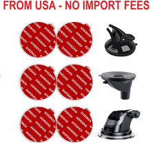 PKYAA Dashboard Pad Mounting Disk Sticky Adhesive Replacement Kit, 6pcs 2.1" 53m