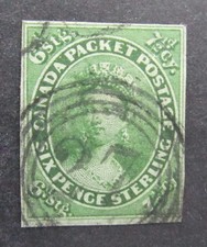 nystamps Canada Stamp # 9 Used UN$4500 VF U26x026